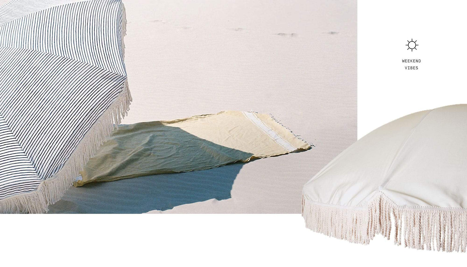 Weekend Vibes & Beach Essentials by Sunday Supply Co.