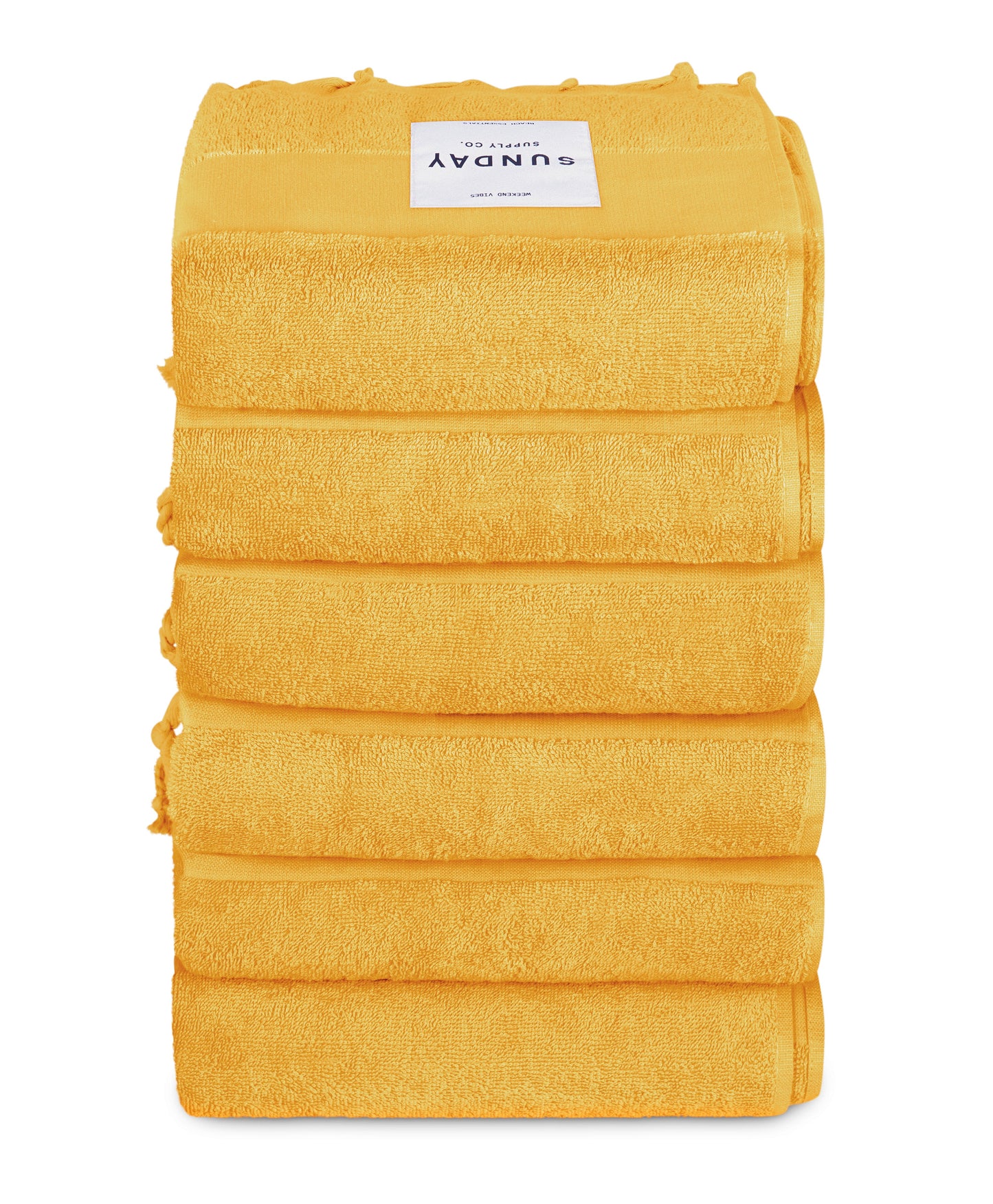 Golden Beach Towel Set of 6