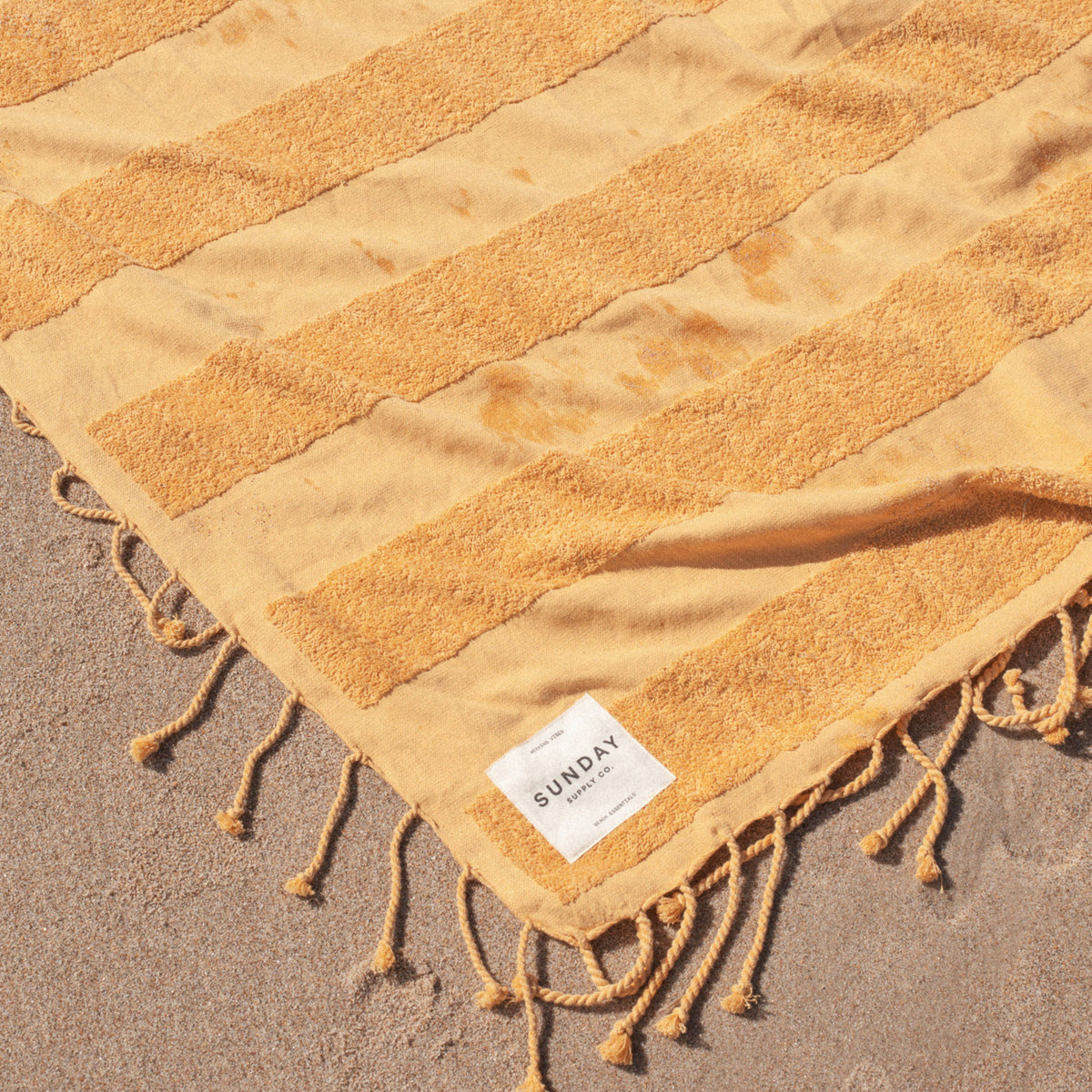 Golden Beach Towel Set of 6