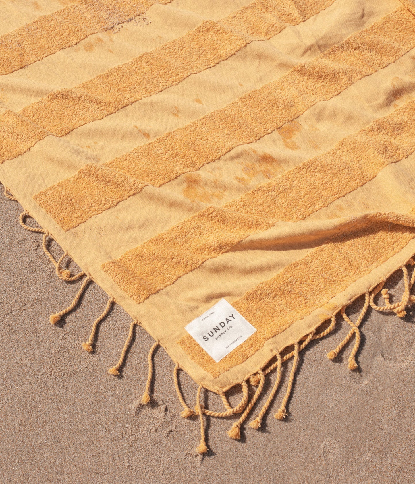 Golden Beach Towel Set of 6