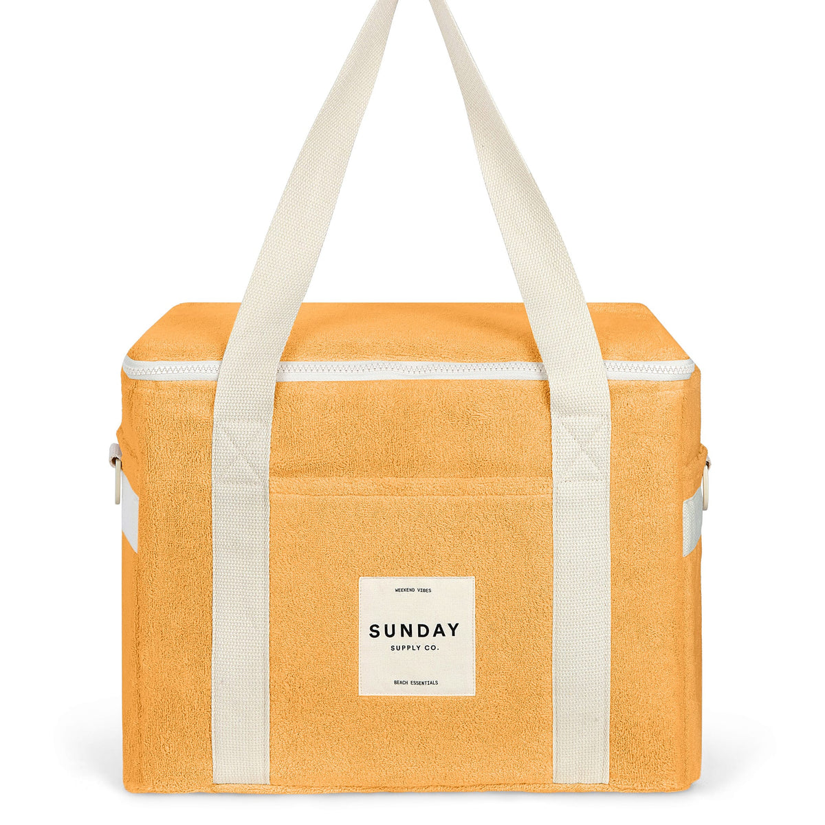 Golden Towelling Cooler Bag