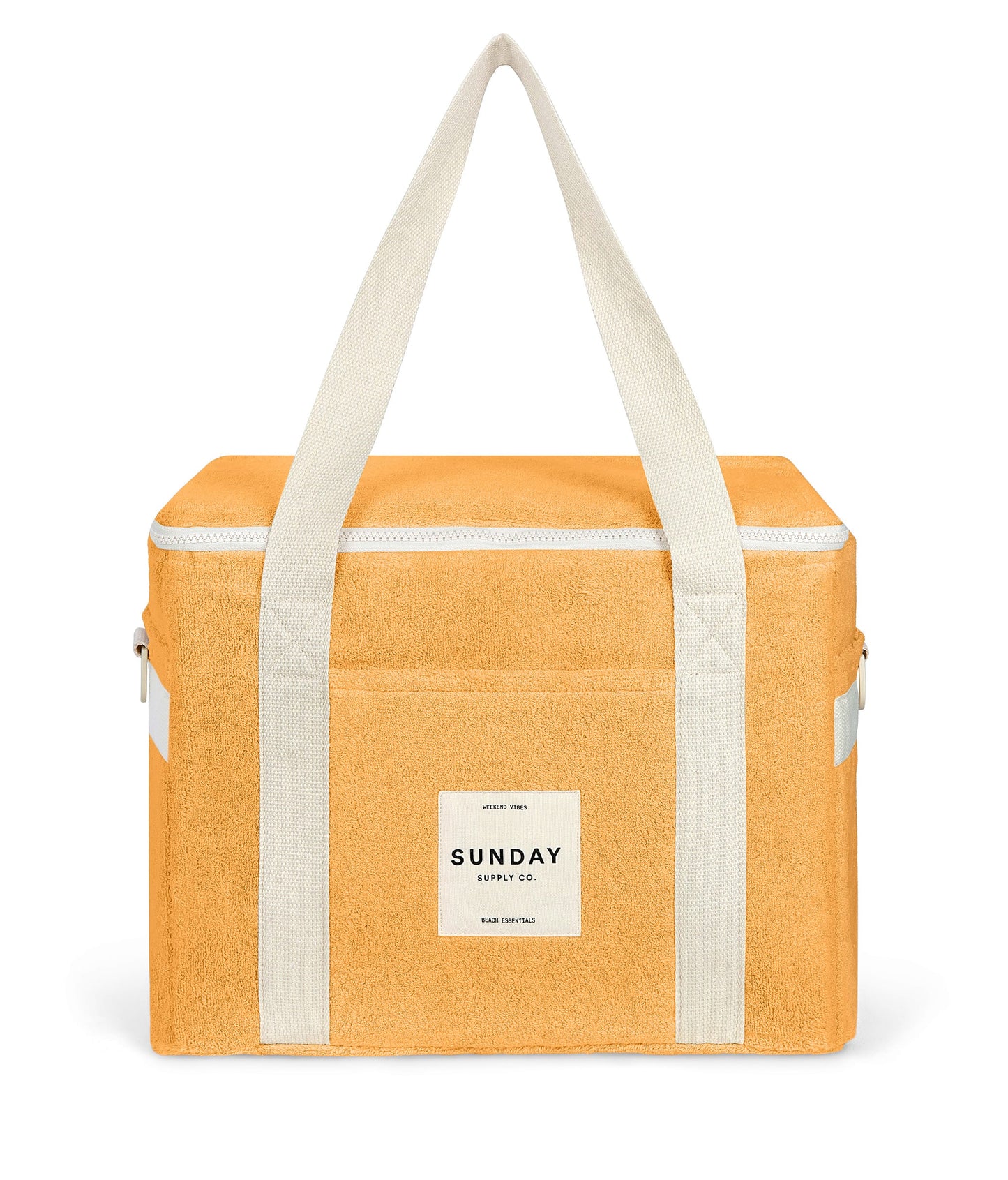 Golden Towelling Cooler Bag