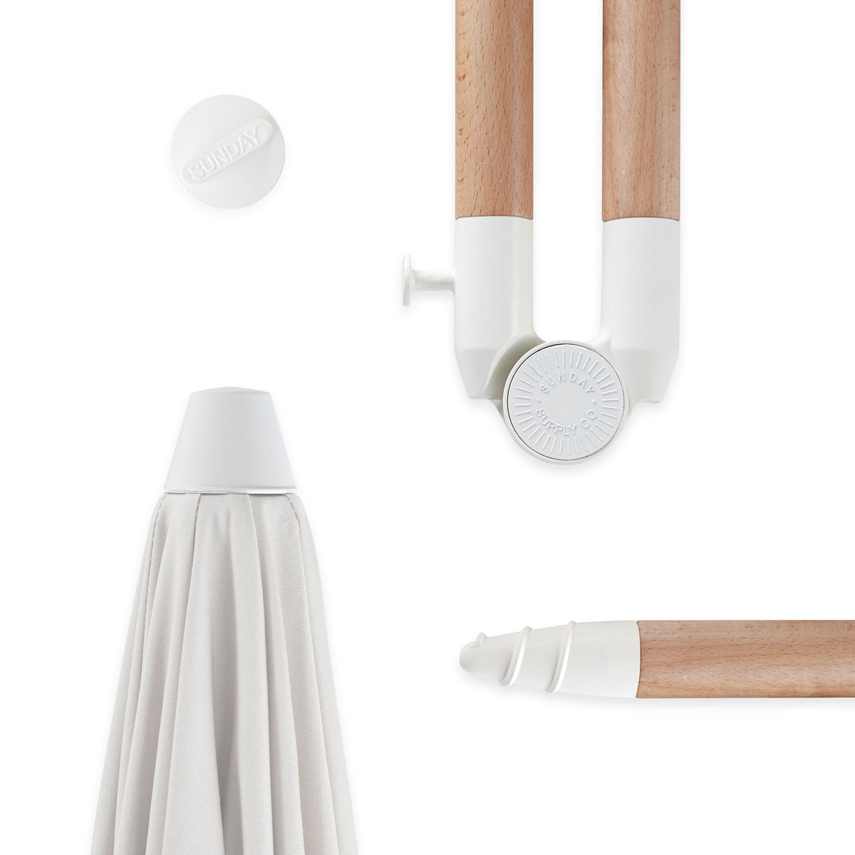 Pacific Stripe Beach Umbrella