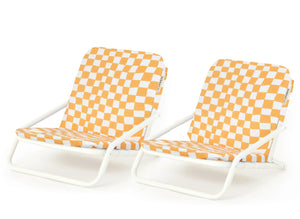Golden Oasis Beach Chair Set