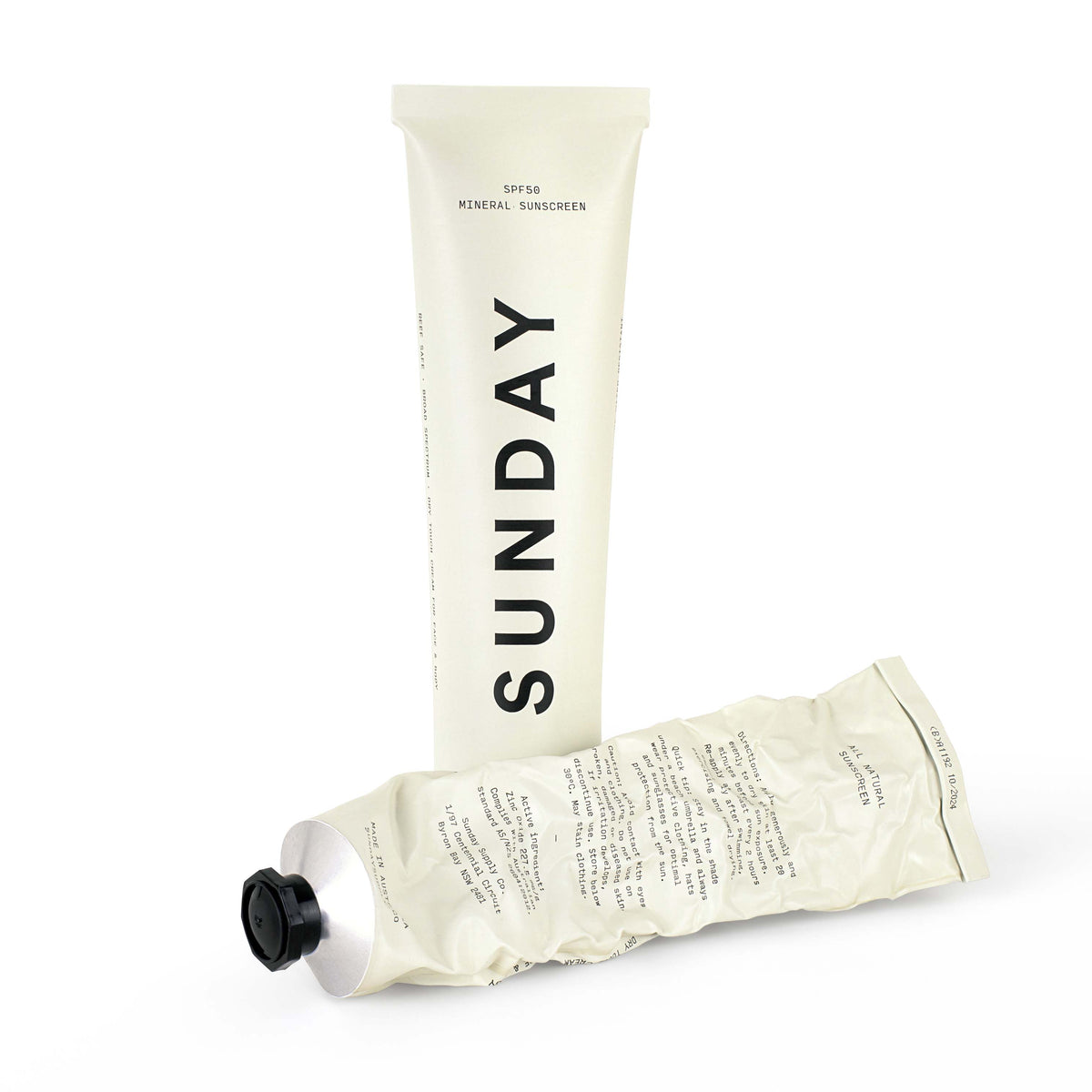 Natural Mineral Sunscreen SPF50 Aluminium Tube