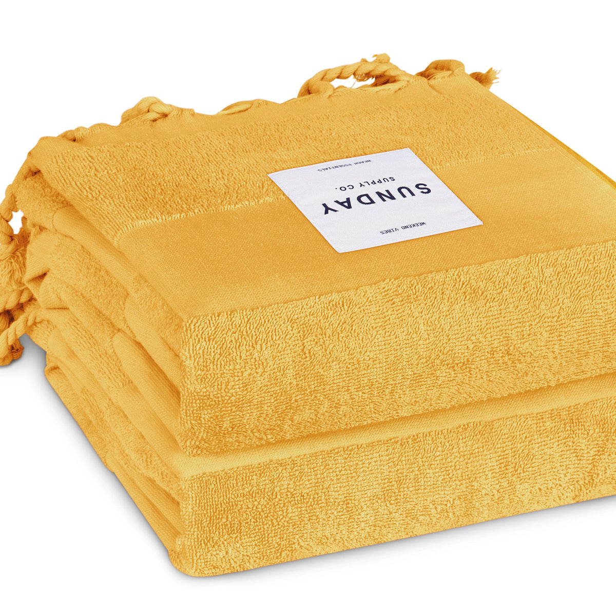 Golden Beach Towel Set of 2