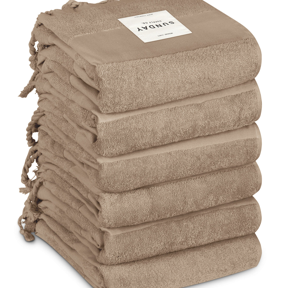 Husk Beach Towel Set of 6