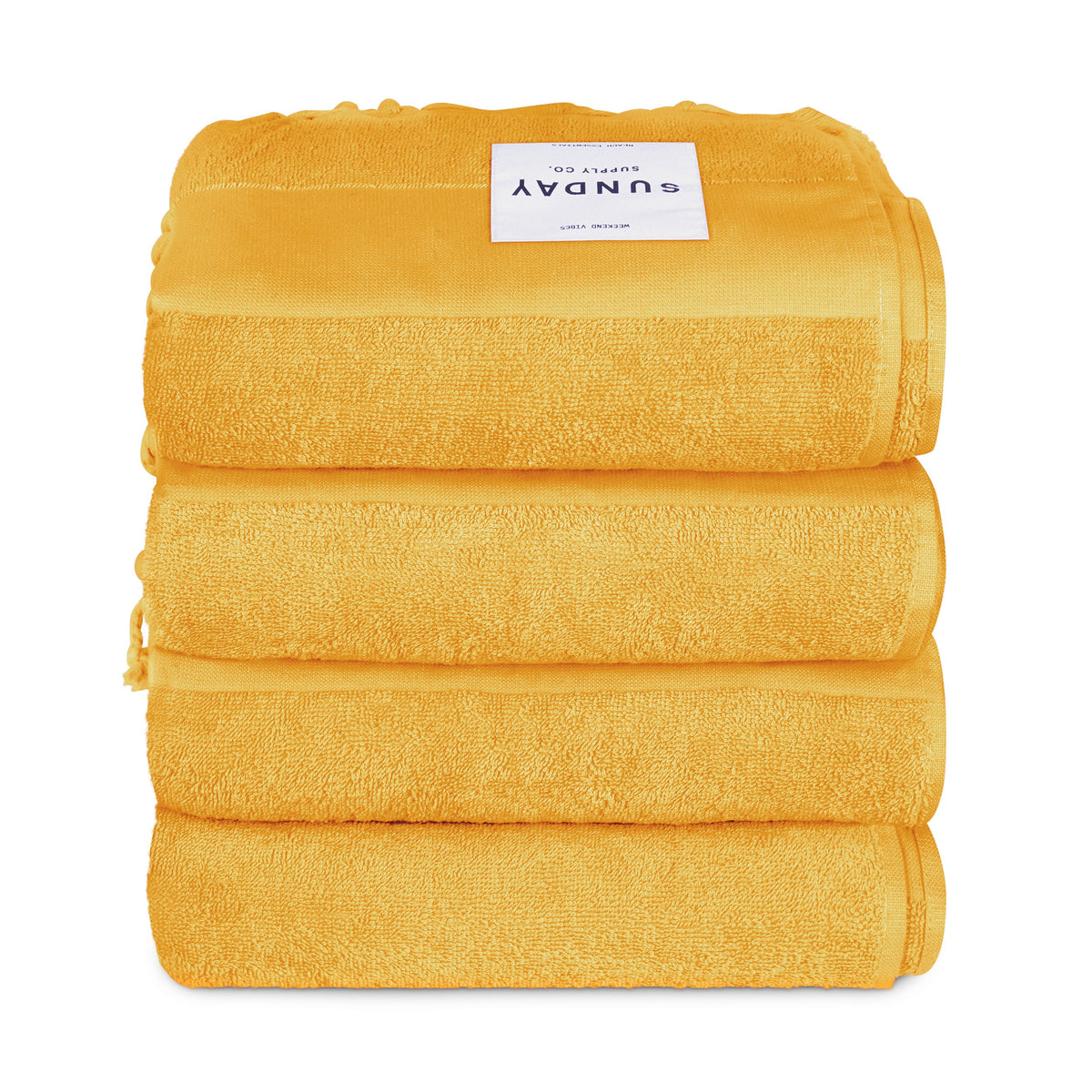 Golden Beach Towel Set of 4